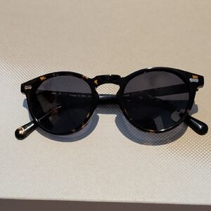 Carfia Polarized Tortoiseshell Round Sunglasses